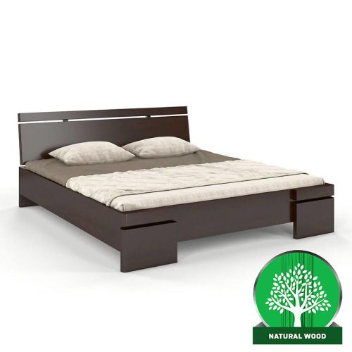 Bútor webáruház Vác Dunakeszi bútorboltok Ágy fa bükkfa Skandica Sparta maxi 140X200 palisander