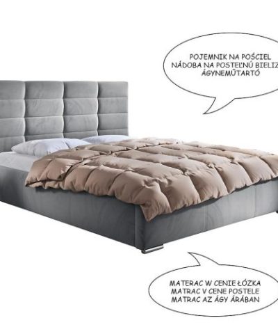 Bútor webáruház Vác Dunakeszi bútorboltok Ágy Paris Fresh 14 160/200 matraccal