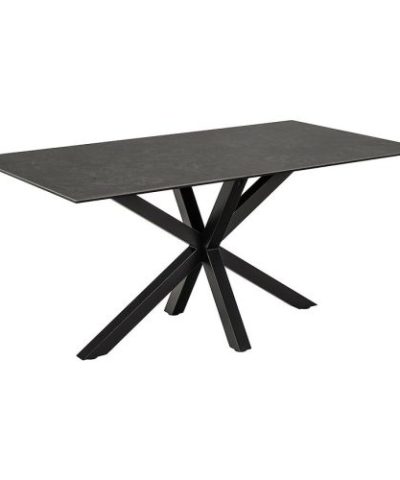 Bútor webáruház Vác Dunakeszi bútorboltok Asztal Kobi Fekete Ceramika 160x90