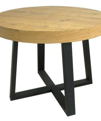 Bútor webáruház Vác Dunakeszi bútorboltok Asztal St-971 110+2x50 tölgy csomós