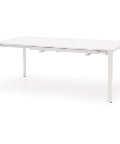 Bútor webáruház Vác Dunakeszi bútorboltok Asztal Stanford Xl 130/250 Mdf/Acél – Fehér