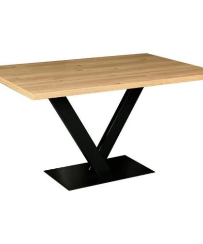 Bútor webáruház Vác Dunakeszi bútorboltok Asztal Verona 140x90x79 tölgy  /fém