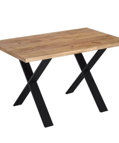 Bútor webáruház Vác Dunakeszi bútorboltok Asztal X-210 Tölgy Craft Arany