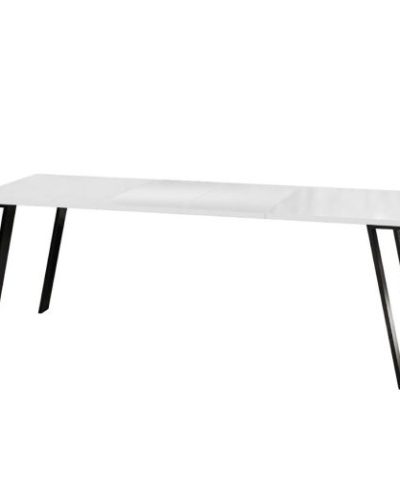 Bútor webáruház Vác Dunakeszi bútorboltok Kinyitható asztalok  Liwia 130/210x80 cm Fehér Fényű