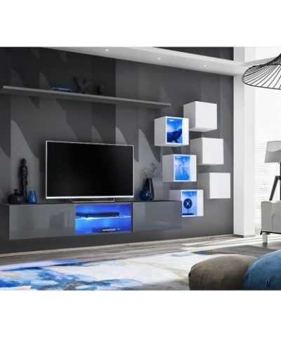 Bútor webáruház Vác Dunakeszi bútorboltok Nappali Bútor Switch Xxi  Grafit/Fehér
