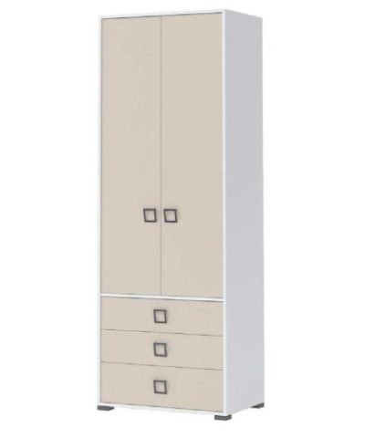 Bútor webáruház Vác Dunakeszi bútorboltok Sarokszekrény 2D3S Kiki P23-BE/KI-01 white/sand