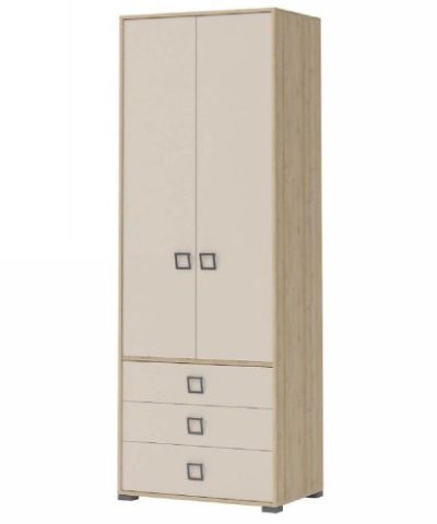 Bútor webáruház Vác Dunakeszi bútorboltok Sarokszekrény 2D3S Kiki P23-BK/KI-01 beech/sand