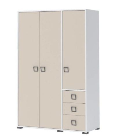Bútor webáruház Vác Dunakeszi bútorboltok Sarokszekrény 3D3S Kiki G33-BE/KI-01 white/sand
