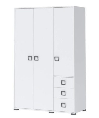 Bútor webáruház Vác Dunakeszi bútorboltok Sarokszekrény 3D3S Kiki G33-BE/KI-15 white/white
