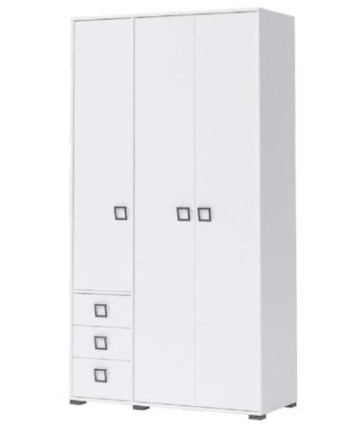 Bútor webáruház Vác Dunakeszi bútorboltok Sarokszekrény 3D3S Kiki P33-BE/KI-15 white/white
