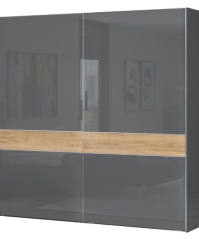 Bútor webáruház Vác Dunakeszi bútorboltok Szekrény 2d Onyx pk231/on pacific walnut/anthracit