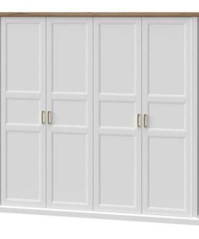 Bútor webáruház Vác Dunakeszi bútorboltok Szekrény 4d Tara p4/ta white/pacific walnut