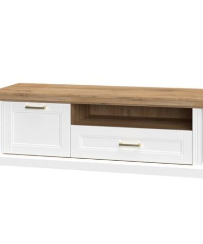 Bútor webáruház Vác Dunakeszi bútorboltok Szekrény RTV Tara TV1K1F white/pacific walnut