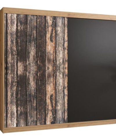 Bútor webáruház Vác Dunakeszi bútorboltok Szekrény Rustic 200 tölgy artisan/fekete