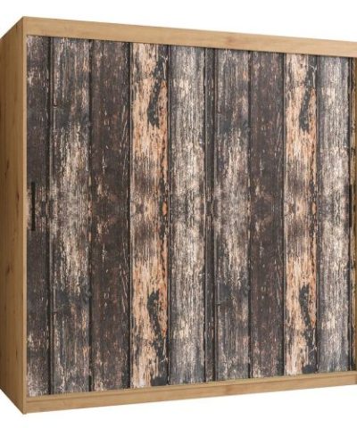 Bútor webáruház Vác Dunakeszi bútorboltok Szekrény Rustic I 180 tölgy artisan