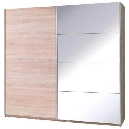 Bútor webáruház Vác Dunakeszi bútorboltok Szekrény Twister 3 tölgy sonoma/tükör 225 cm