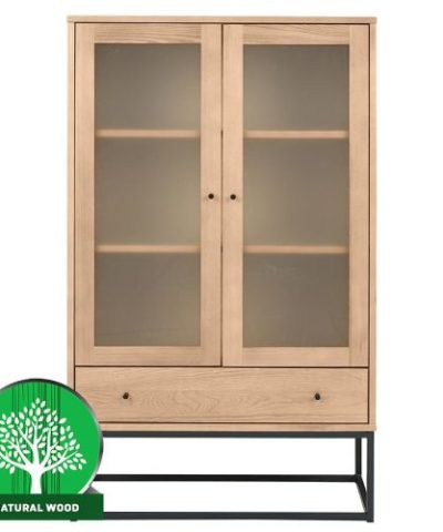 Bútor webáruház Vác Dunakeszi bútorboltok Vitrine Logan fenyő pác tölgy