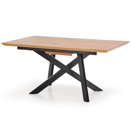 Bútor webáruház Vác Dunakeszi bútorboltok Asztall Capital 180x240 mdf/acél – tölgy arany/fekete