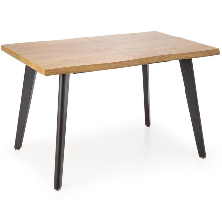 Bútor webáruház Vác Dunakeszi bútorboltok Asztall Dickson 2 88x150 mdf/acél – természetes/fekete