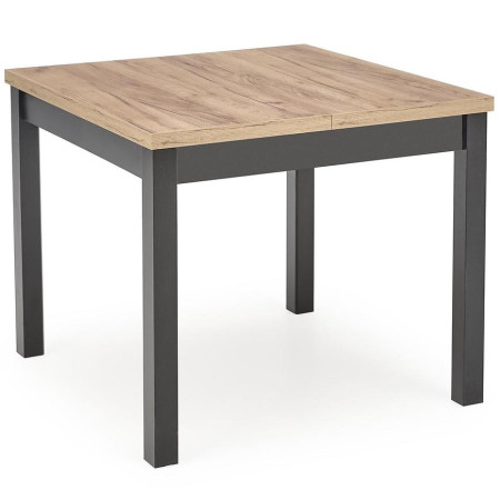 Bútor webáruház Vác Dunakeszi bútorboltok Asztall Tiago 90x90 lap/mdf – tölgy craft/fekete