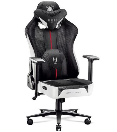 Bútor webáruház Vác Dunakeszi bútorboltok Gamer szék King  Diablo X-Player 2.0 fehér/fekete