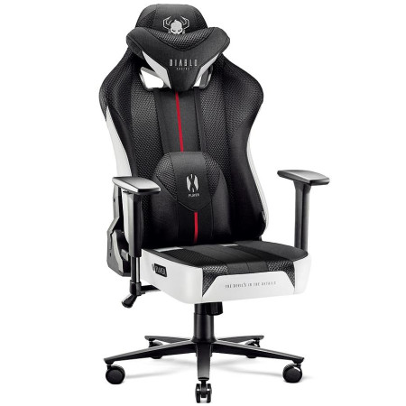 Bútor webáruház Vác Dunakeszi bútorboltok Gamer szék King  Diablo X-Player 2.0 fehér/fekete
