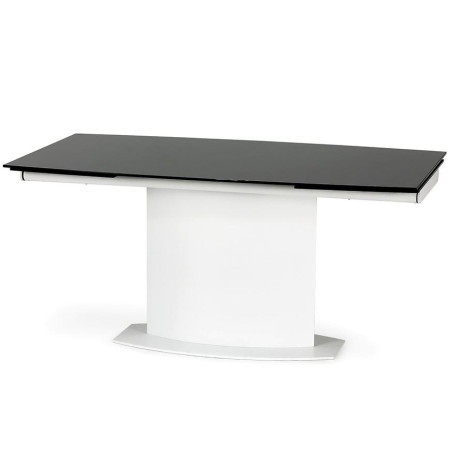 Bútor webáruház Vác Dunakeszi bútorboltok Kinyitható asztalok Anderson 160/250x90 cm Üveg/acél – fekete/fehér Bútor webáruház Vác Dunakeszi bútorboltok Kinyitható asztalok Anderson 160/250x90 cm Üveg/acél – fekete/fehér