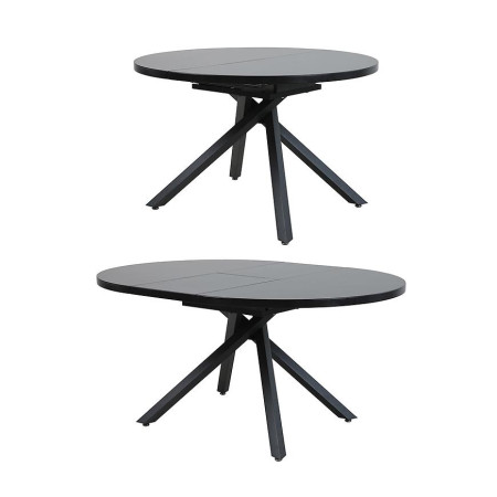 Bútor webáruház Vác Dunakeszi bútorboltok Kinyitható asztalok Draco B10038-120/160x120cm fekete Bútor webáruház Vác Dunakeszi bútorboltok Kinyitható asztalok Draco B10038-120/160x120cm fekete
