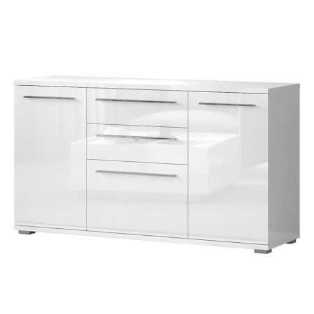 Bútor webáruház Vác Dunakeszi bútorboltok Komód Piano K180-3K2F/PN-70/KA/70 crystal white