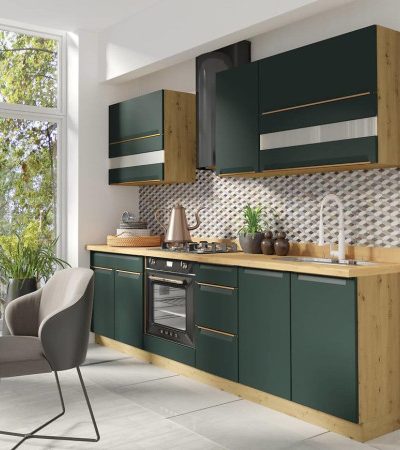 Bútor webáruház Vác Dunakeszi bútorboltok Konyhabútor Glamour 260 C Plus green
