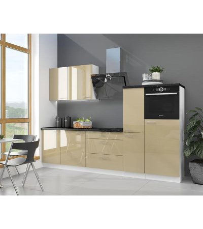 Bútor webáruház Vác Dunakeszi bútorboltok Konyhabútor Lara 280 Mdf Cappucino fényes