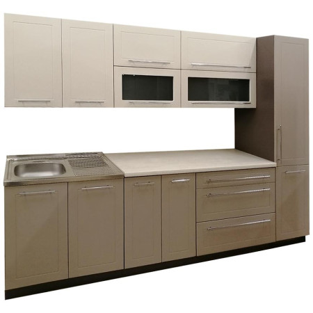 Bútor webáruház Vác Dunakeszi bútorboltok Konyhabútor Quantum 260 vanilla/beige/lava