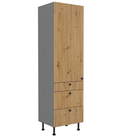 Bútor webáruház Vác Dunakeszi bútorboltok Konyhaszekrény AVA tölgy artisan/antracit 60dks-215 1f 3s