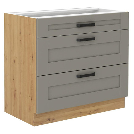 Bútor webáruház Vác Dunakeszi bútorboltok Konyhaszekrény Luna claygrey/artisan 80D 3S BB Bútor webáruház Vác Dunakeszi bútorboltok Konyhaszekrény Luna claygrey/artisan 80D 3S BB
