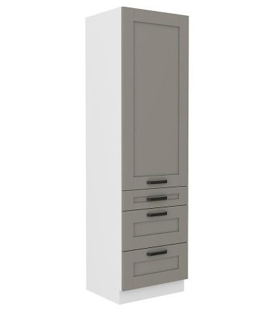 Bútor webáruház Vác Dunakeszi bútorboltok Konyhaszekrény Luna claygrey/fehér 60DKS-210 3S 1F