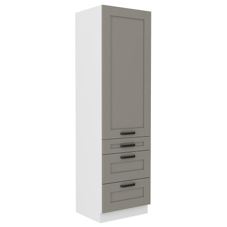 Bútor webáruház Vác Dunakeszi bútorboltok Konyhaszekrény Luna claygrey/fehér 60DKS-210 3S 1F Bútor webáruház Vác Dunakeszi bútorboltok Konyhaszekrény Luna claygrey/fehér 60DKS-210 3S 1F
