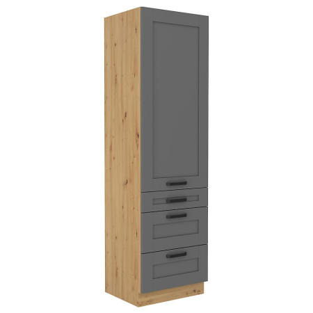 Bútor webáruház Vác Dunakeszi bútorboltok Konyhaszekrény Luna dustgrey/artisan 60DKS-210 3S 1F Bútor webáruház Vác Dunakeszi bútorboltok Konyhaszekrény Luna dustgrey/artisan 60DKS-210 3S 1F