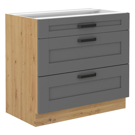 Bútor webáruház Vác Dunakeszi bútorboltok Konyhaszekrény Luna dustgrey/artisan 80D 3S BB Bútor webáruház Vác Dunakeszi bútorboltok Konyhaszekrény Luna dustgrey/artisan 80D 3S BB