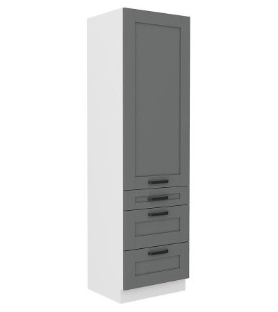Bútor webáruház Vác Dunakeszi bútorboltok Konyhaszekrény Luna dustgrey/fehér 60DKS-210 3S 1F