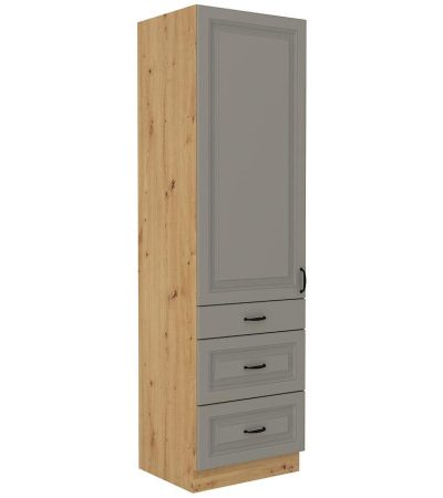 Bútor webáruház Vác Dunakeszi bútorboltok Konyhaszekrény Stilo claygrey/artisan 60dks/210 3s 1f