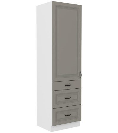 Bútor webáruház Vác Dunakeszi bútorboltok Konyhaszekrény Stilo claygrey/fehér 60dks/210 3s 1f