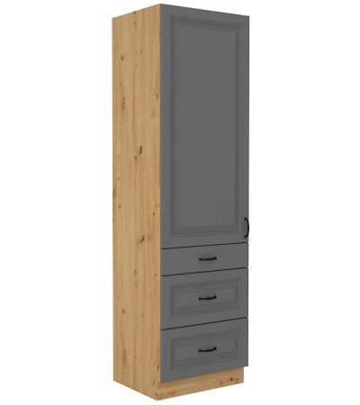 Bútor webáruház Vác Dunakeszi bútorboltok Konyhaszekrény Stilo dustgrey/artisan 60dks/210 3s 1f