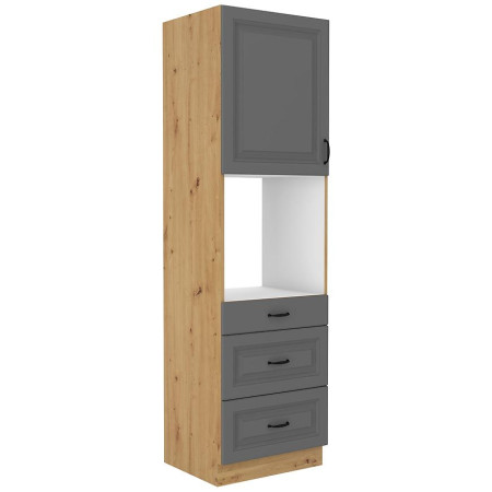 Bútor webáruház Vác Dunakeszi bútorboltok Konyhaszekrény Stilo dustgrey/artisan 60dps/210 3s 1f