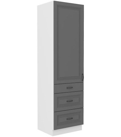 Bútor webáruház Vác Dunakeszi bútorboltok Konyhaszekrény Stilo dustgrey/fehér 60dks/210 3s 1f