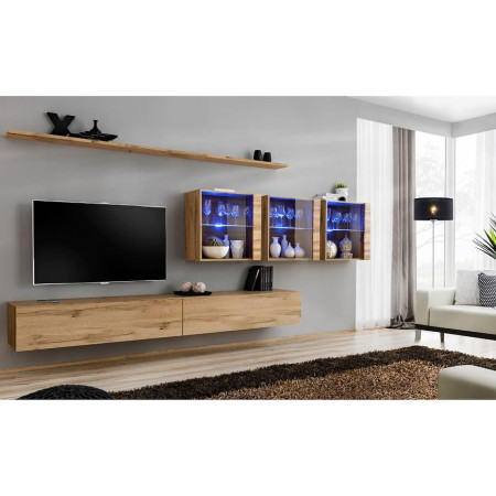 Bútor webáruház Vác Dunakeszi bútorboltok Nappali bútor Switch XVII üveg +LED Wotan