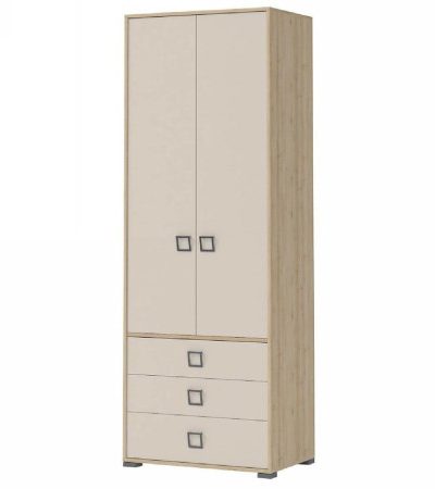 Bútor webáruház Vác Dunakeszi bútorboltok Sarokszekrény 2D3S Kiki P23-BK/KI-01 beech/sand