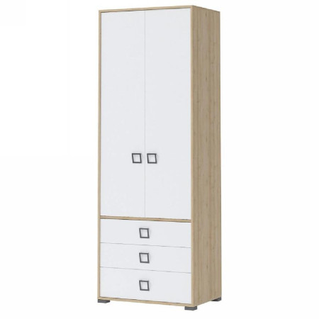 Bútor webáruház Vác Dunakeszi bútorboltok Sarokszekrény 2D3S Kiki P23-BK/KI-15 beech/white