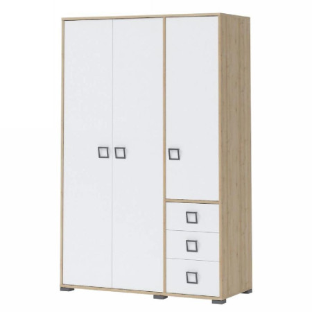 Bútor webáruház Vác Dunakeszi bútorboltok Sarokszekrény 3D3S Kiki G33-BK/KI-15 beech/white