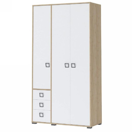 Bútor webáruház Vác Dunakeszi bútorboltok Sarokszekrény 3D3S Kiki P33-BK/KI-15 beech/white