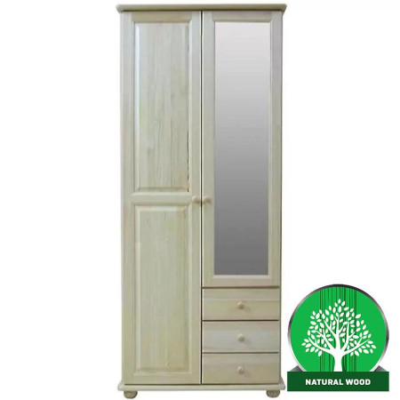 Bútor webáruház Vác Dunakeszi bútorboltok Szekrény 138  éger+tükör 85 cm